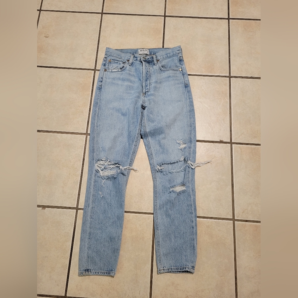 Agolde Faded Denim Jeans